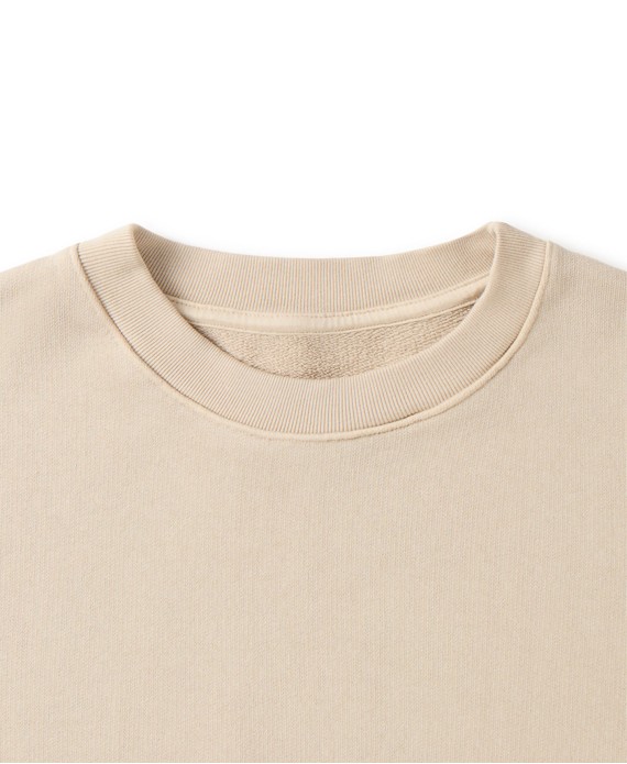 600 GSM 'Sand' Crewneck