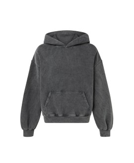450 GSM 'Vintage Black' Hoodie