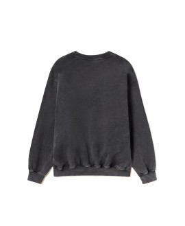 600 GSM 'Vintage Black' Crewneck