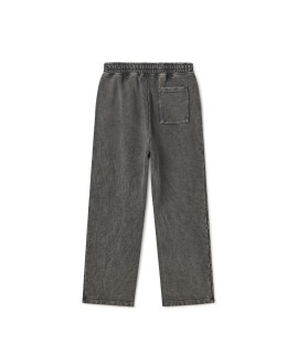 600 GSM 'Vintage Black' Straight-leg Pants