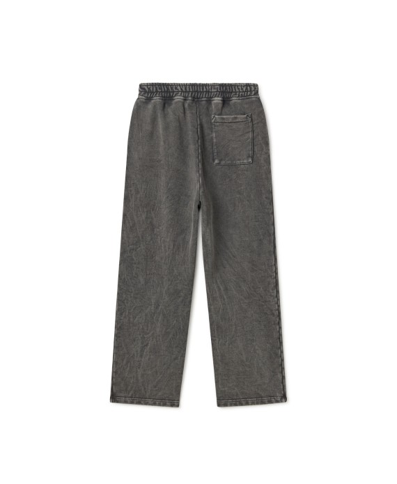 600 GSM 'Vintage Black' Straight-leg Pants