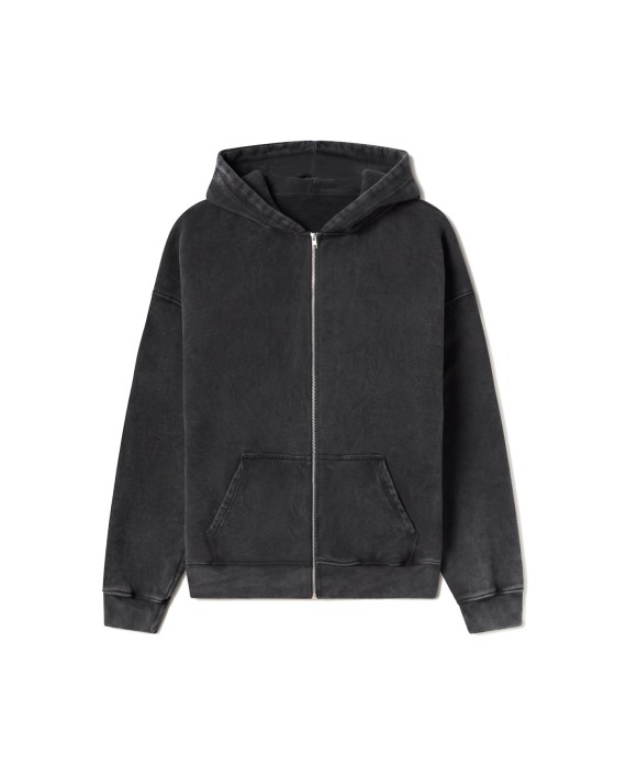 600 GSM 'Vintage Black' Zipper