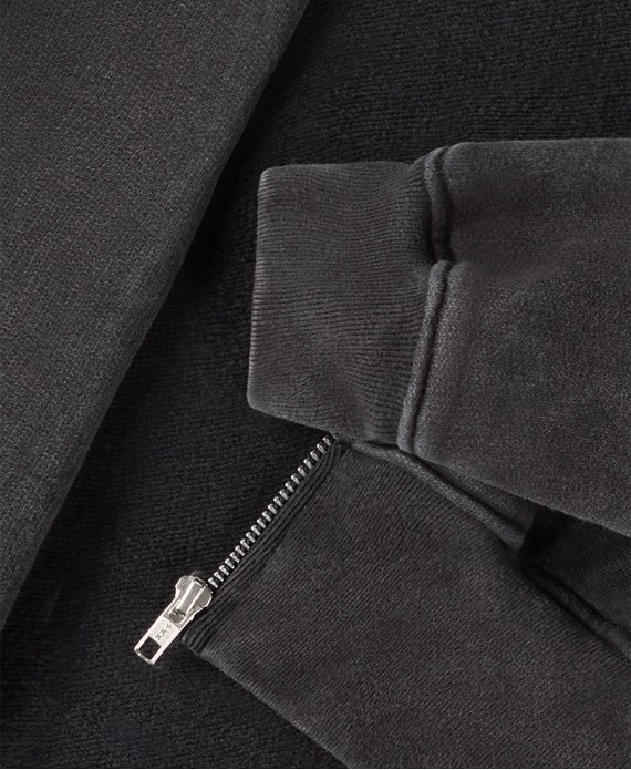 600 GSM 'Vintage Black' Zipper