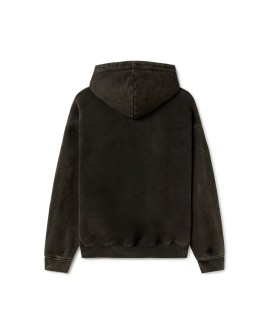 600 GSM 'Bleach Black' Hoodie