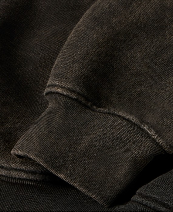 600 GSM 'Bleach Black' Hoodie