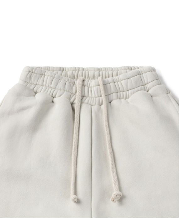 450 GSM 'Ecru' Straight-leg Pants