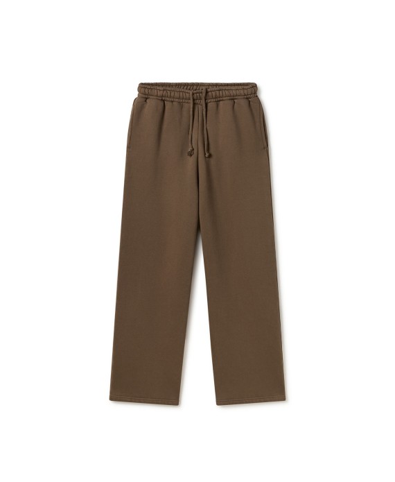 450 GSM 'Mocha Brown' Straight-leg Pants