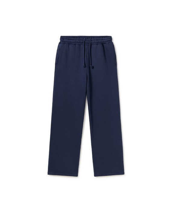 450 GSM 'Navy Blue' Straight-leg Pants