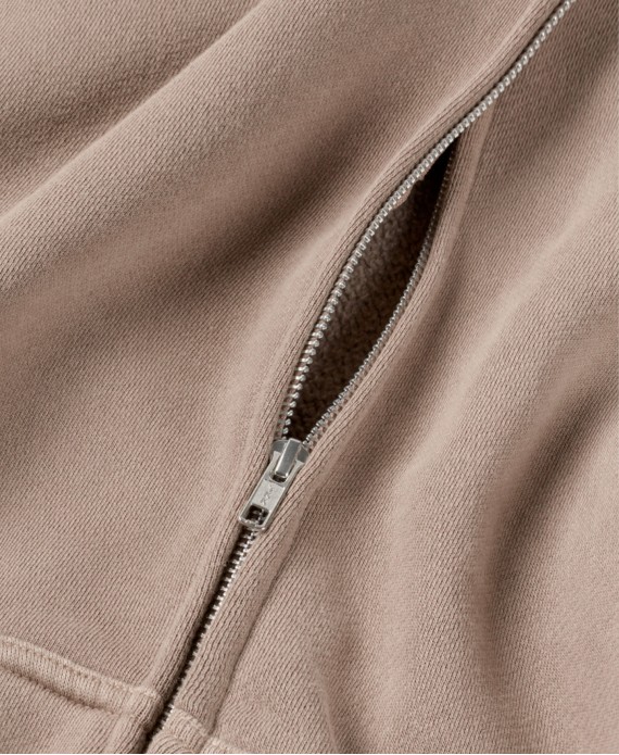 450 GSM 'Vintage Taupe' Zipper
