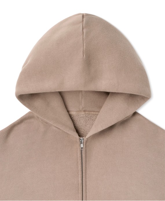 450 GSM 'Vintage Taupe' Zipper