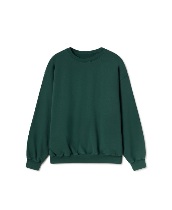 600 GSM 'British Racing Green' Crewneck