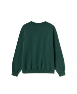 600 GSM 'British Racing Green' Crewneck