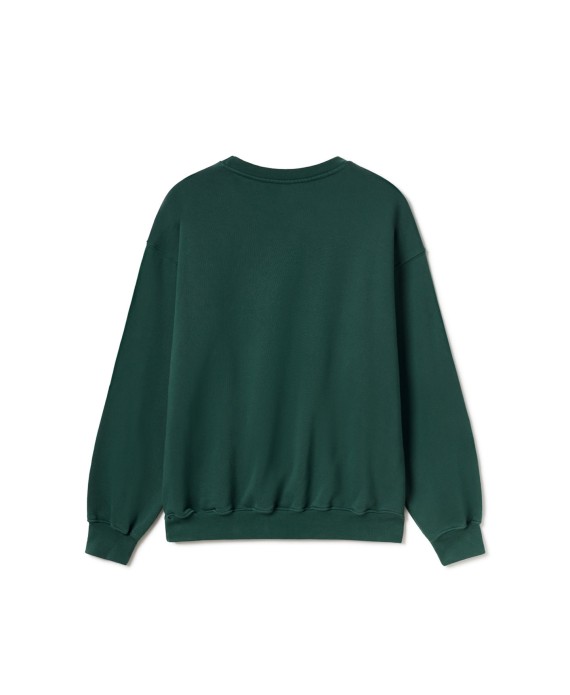 600 GSM 'British Racing Green' Crewneck