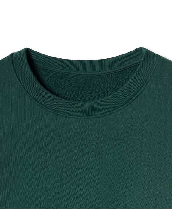 600 GSM 'British Racing Green' Crewneck