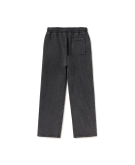 450 GSM 'Vintage Black' Straight-leg Pants
