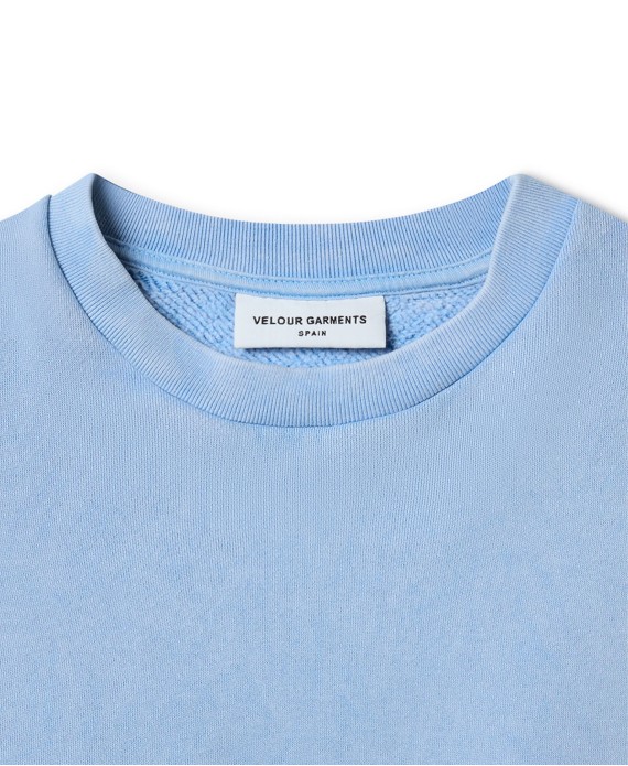 450 GSM 'Vintage Blue' Crewneck