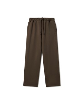 600 GSM 'Mocha Brown' Straight-leg Pants