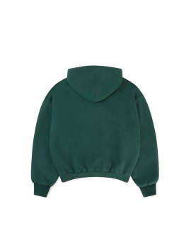1000 GSM 'British Racing Green' Double Hoodie