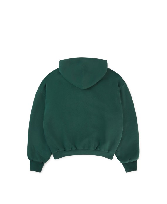 1000 GSM 'British Racing Green' Double Hoodie