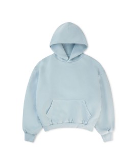 1000 GSM 'Ice Blue' Double Hoodie