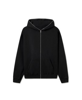 600 GSM 'Jet Black' Full-zip