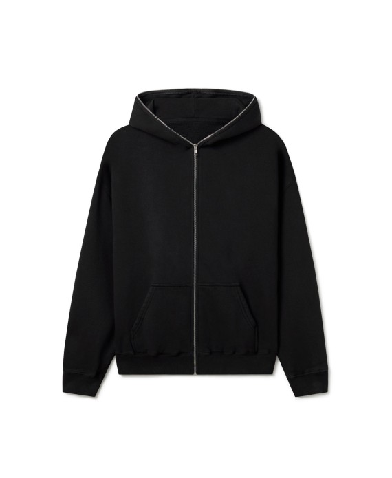 600 GSM 'Jet Black' Full-zip