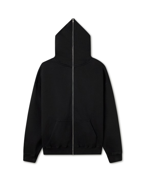 600 GSM 'Jet Black' Full-zip