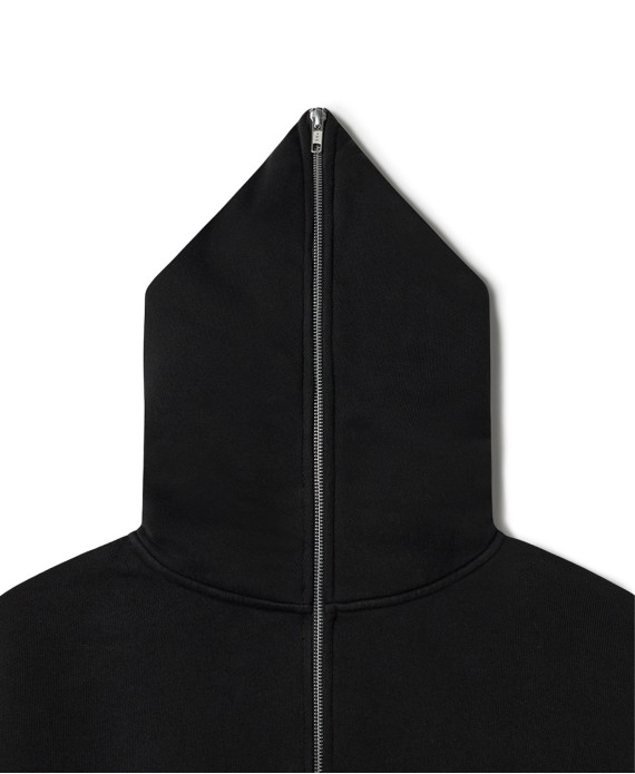 600 GSM 'Jet Black' Full-zip