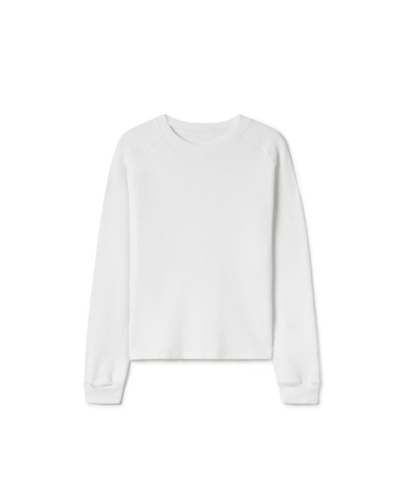 350 GSM 'Bone White' Thermal Longsleeve