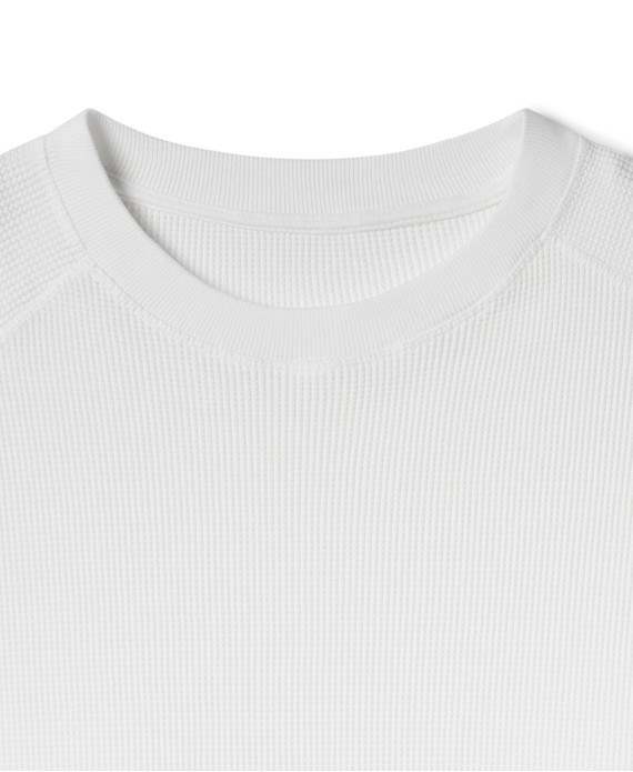 350 GSM 'Bone White' Thermal Longsleeve