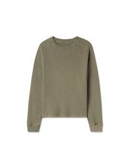 350 GSM 'Vintage Olive' Thermal Longsleeve