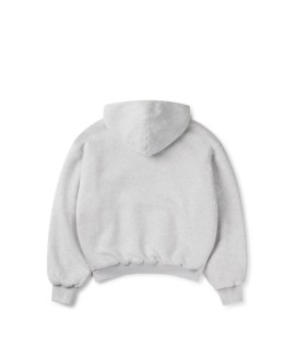 1000 GSM 'Light Heather Gray' Double Hoodie