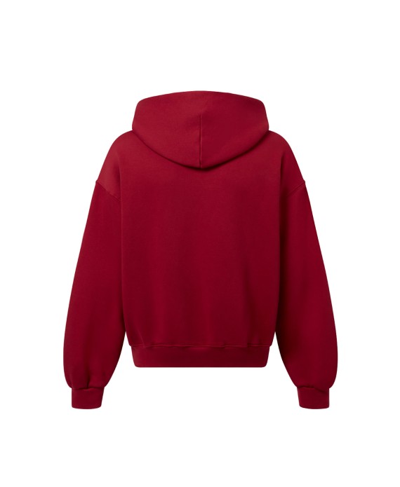 450 GSM 'Dark Red' Zipper