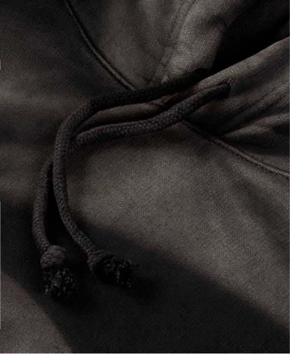 700 GSM 'Sun-Faded Black' Hoodie