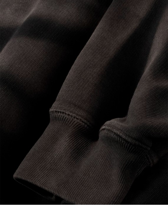 700 GSM 'Sun-Faded Black' Hoodie