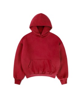 1000 GSM 'Dark Red' Double Hoodie