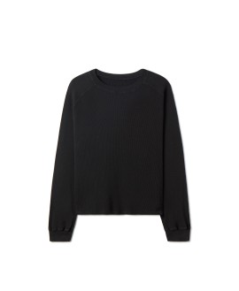 350 GSM 'Jet Black' Thermal Longsleeve