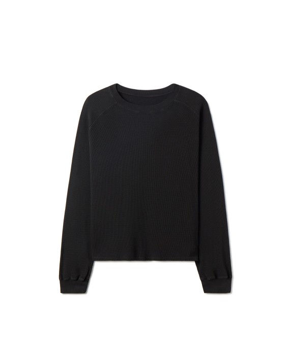 350 GSM 'Jet Black' Thermal Longsleeve
