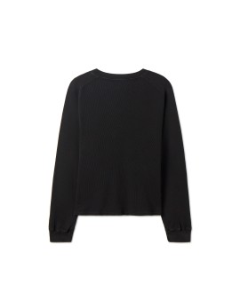 350 GSM 'Jet Black' Thermal Longsleeve