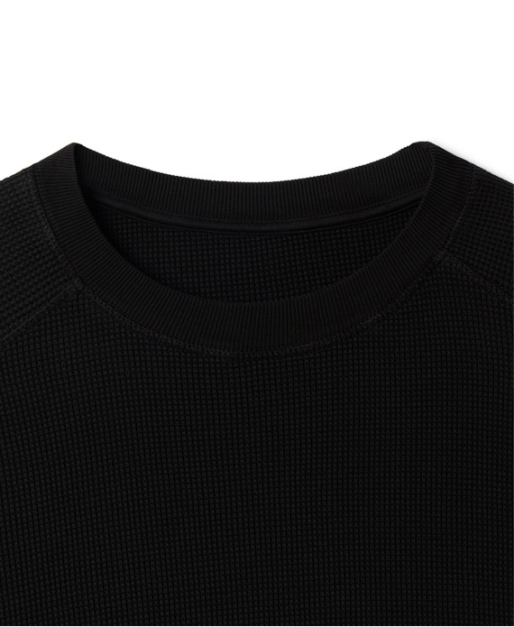 350 GSM 'Jet Black' Thermal Longsleeve