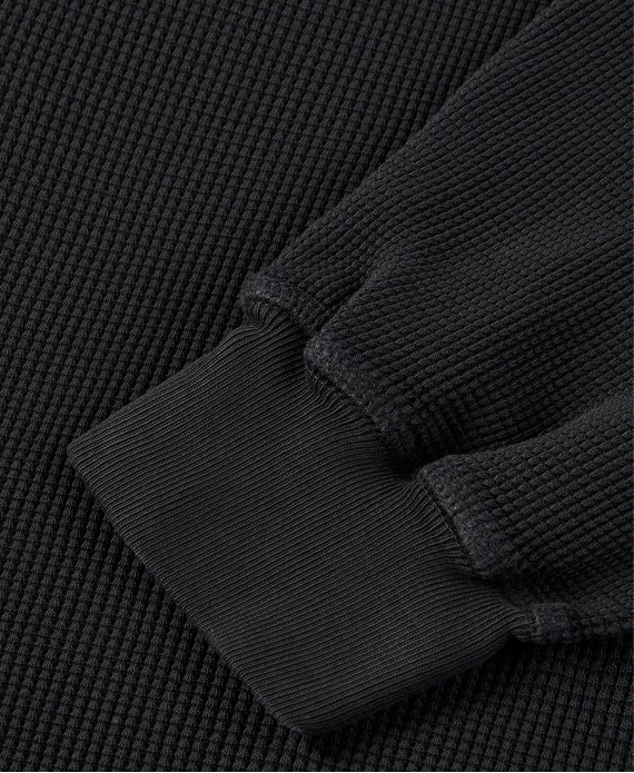 350 GSM 'Jet Black' Thermal Longsleeve