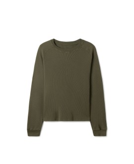 350 GSM 'Army Olive' Thermal Longsleeve