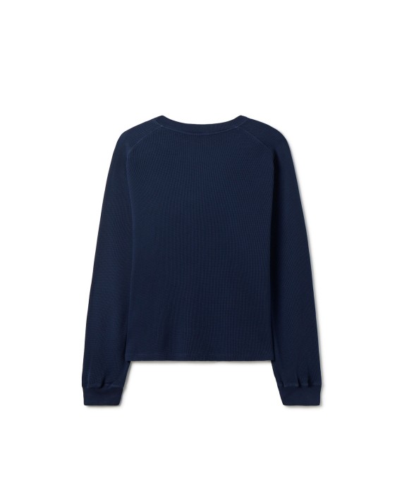350 GSM 'Navy Blue' Thermal Longsleeve