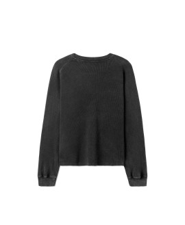 350 GSM 'Vintage Black' Thermal Longsleeve