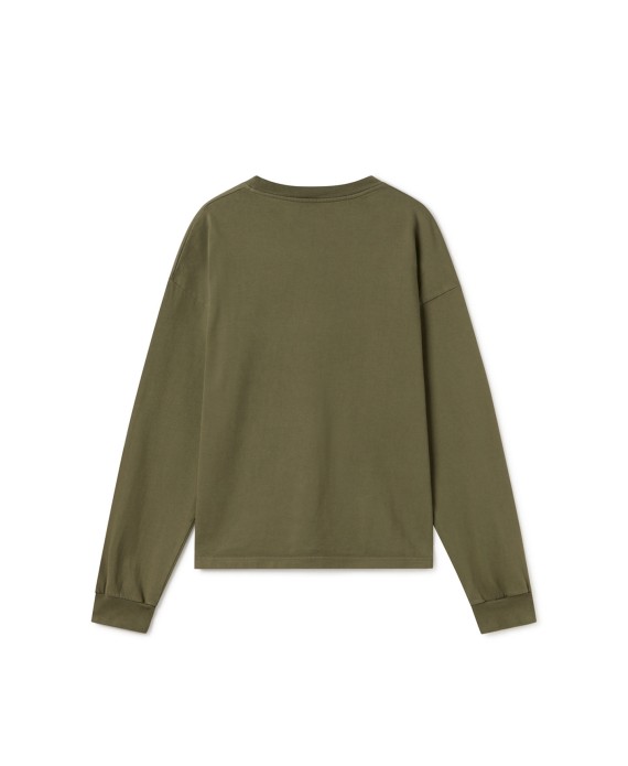 300 GSM 'Army Olive' Longsleeve