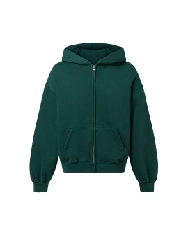 450 GSM 'British Racing Green' Zipper