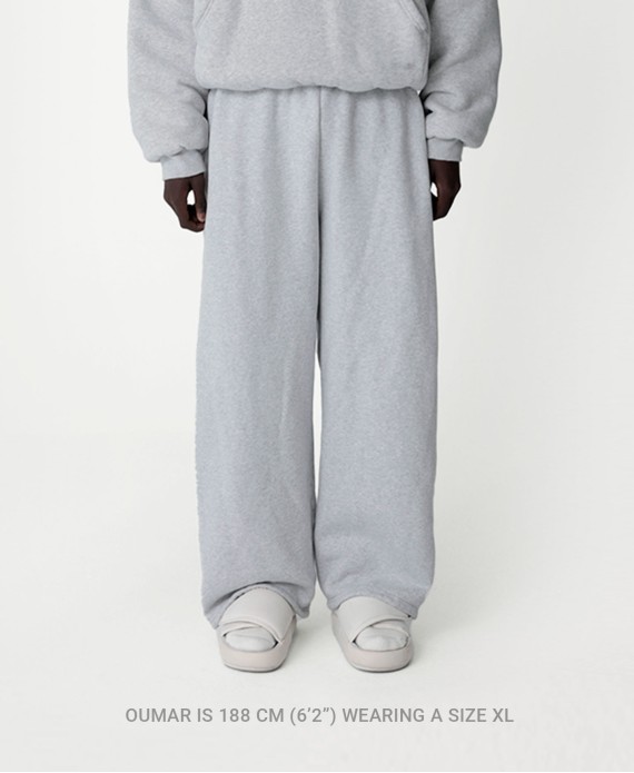 450 GSM 'Vintage Gray' Straight-leg Pants