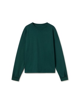 300 GSM 'British Racing Green' Longsleeve