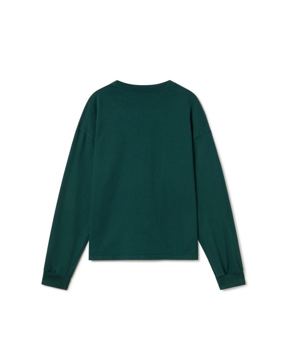300 GSM 'British Racing Green' Longsleeve