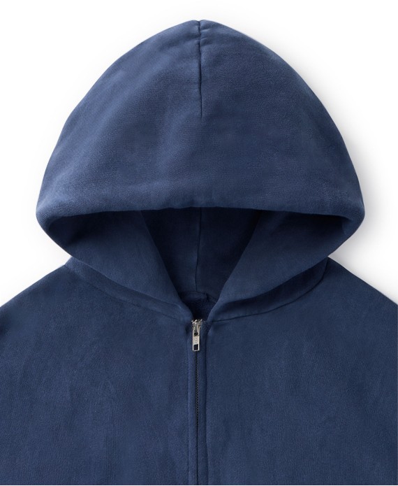 450 GSM ‘Vintage Navy Blue’ Zipper